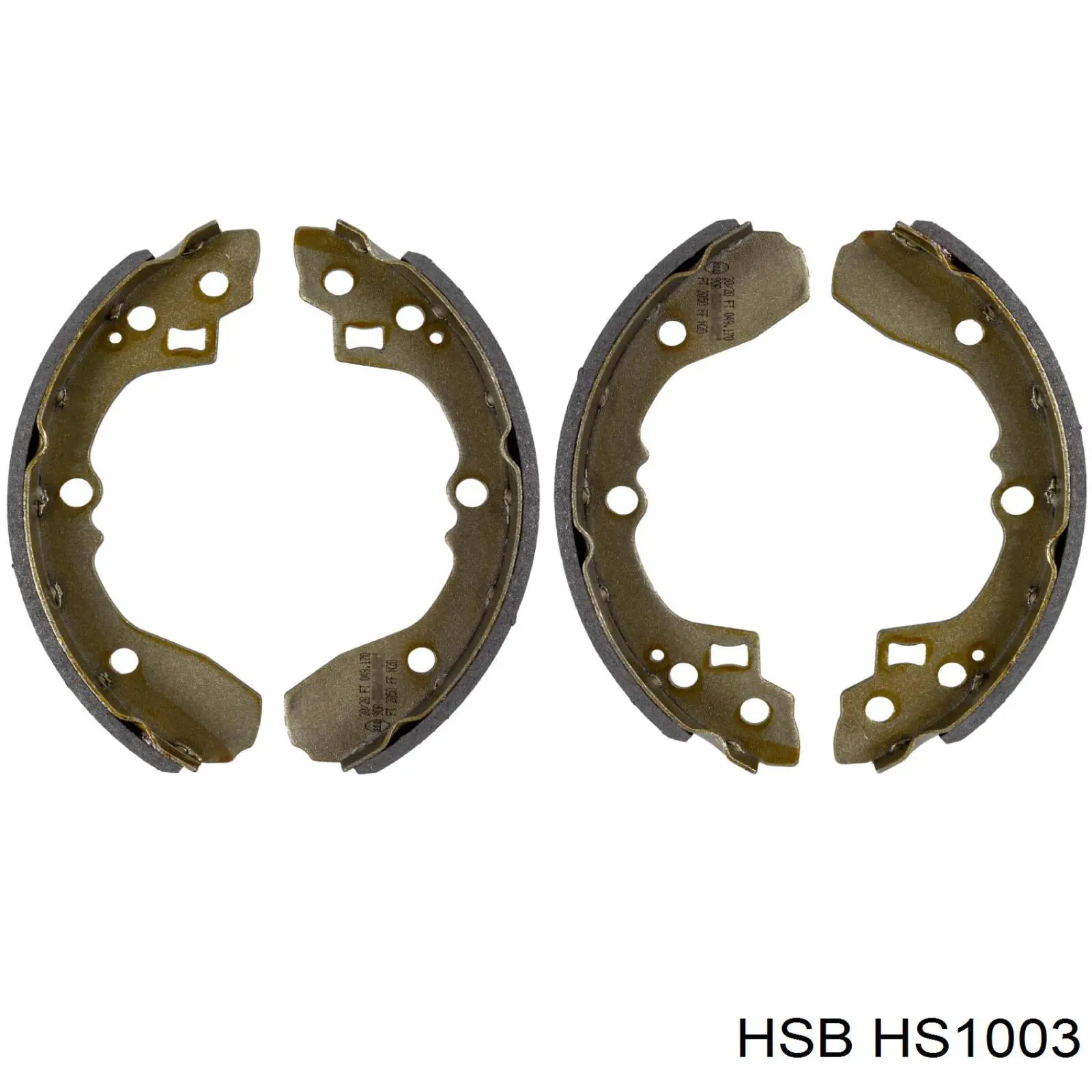 Колодки гальмові задні, барабанні HSB HS1003 ціна, від 16.87 USD