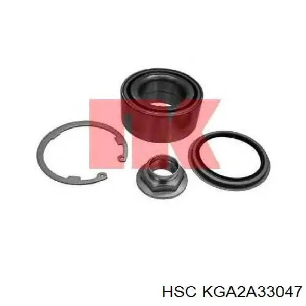 Комплект підшипник маточини передньої HSC KGA2A33047 ціна, від 20.40 USD