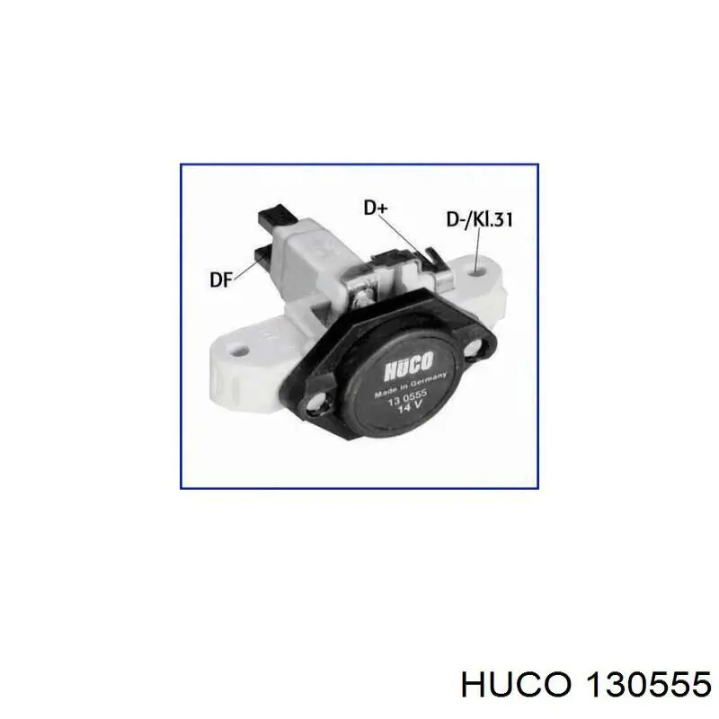 130555 Huco реле-регулятор генератора, (реле зарядки)