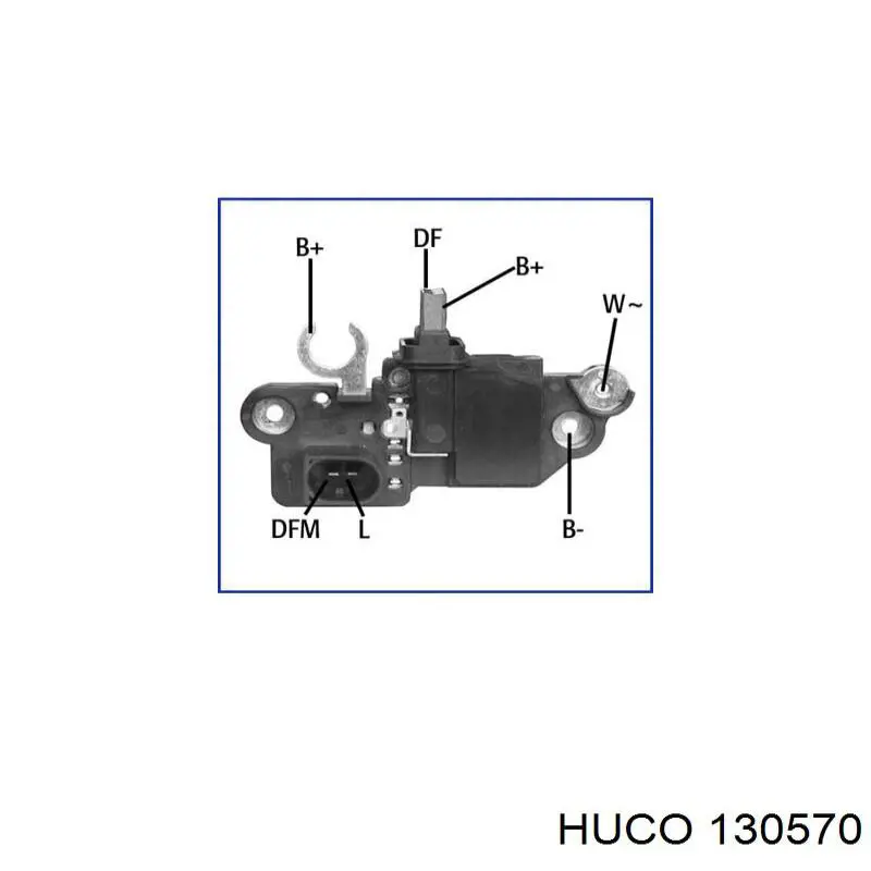 Реле зарядки генератора Huco 130570 ціна, від 23.39 USD