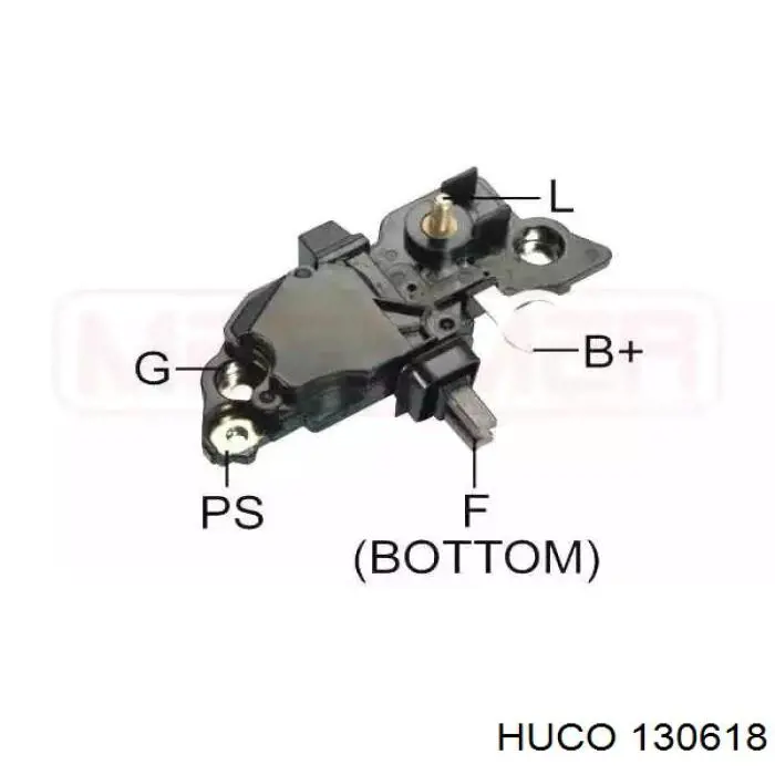 130618 Huco реле-регулятор генератора, (реле зарядки)