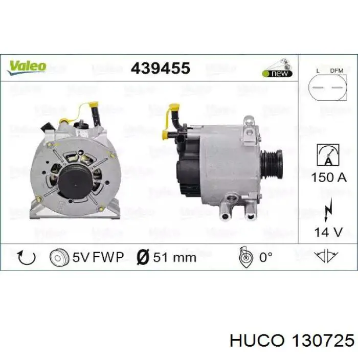 Реле зарядки генератора Huco 130725 ціна, від 26.69 USD