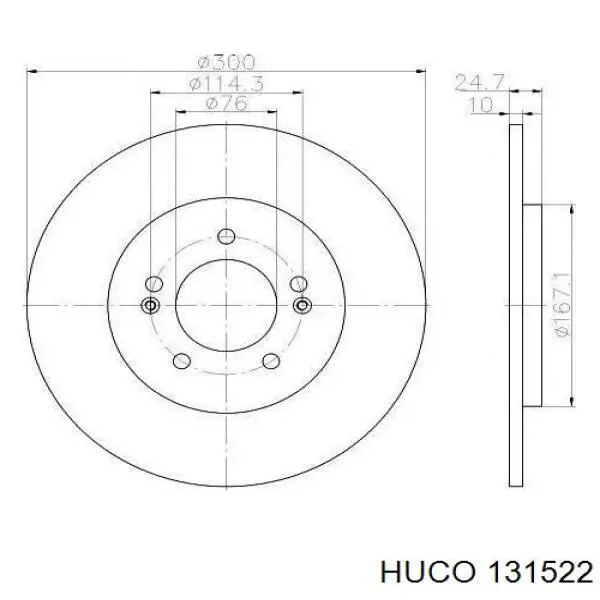Датчик АБС (ABS) задній Huco 131522 ціна, від 15.32 USD