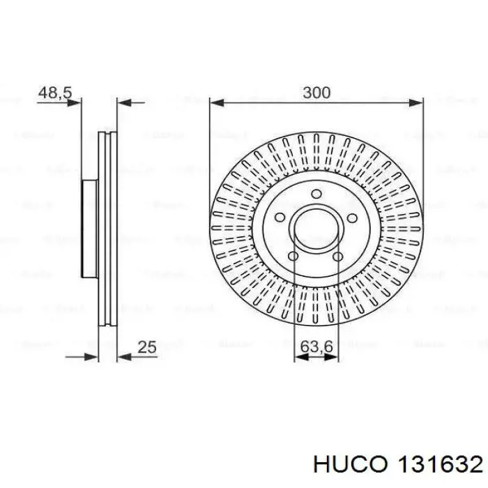 131632 Huco Датчик АБС