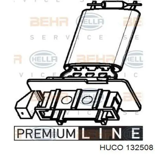 Резистор (опір) пічки, обігрівача салону 132508 Huco