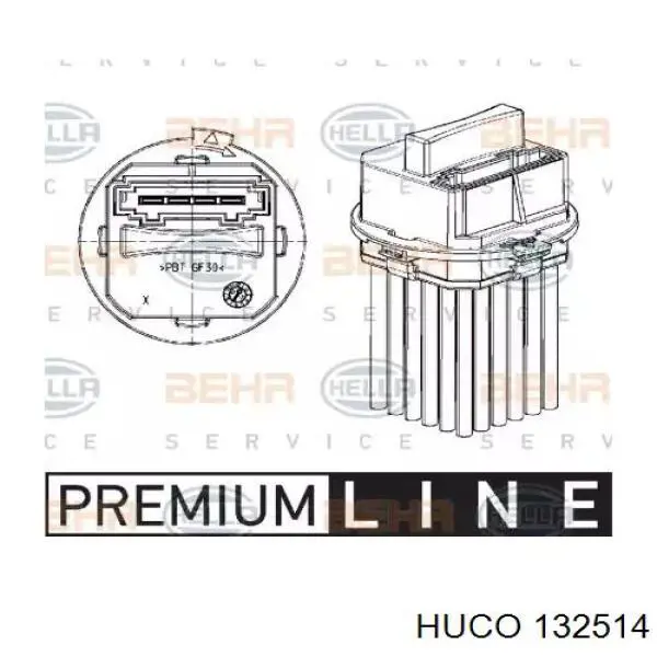 132514 Huco Регулятор оборотів пічки