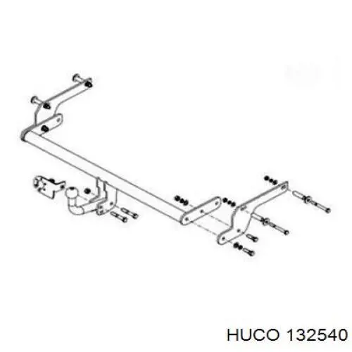 132540 Huco резистор (опір пічки, обігрівача салону)