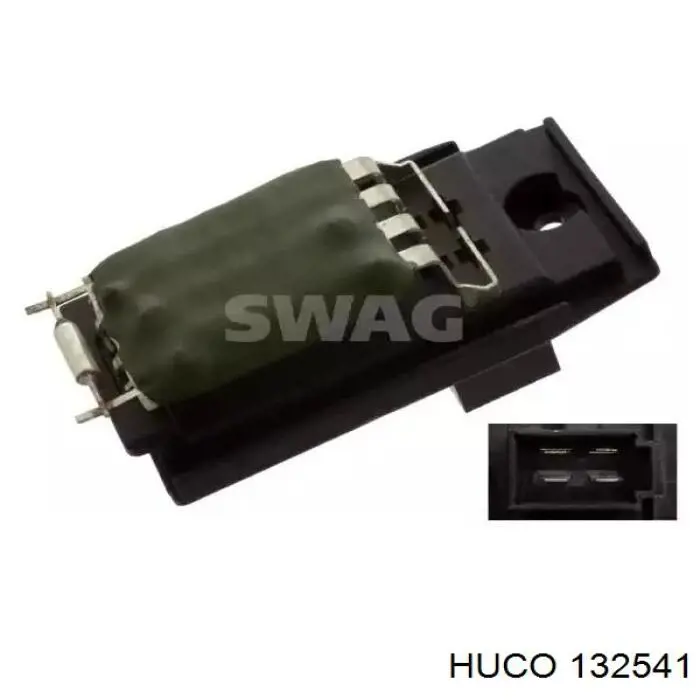 132541 Huco резистор (опір пічки, обігрівача салону)