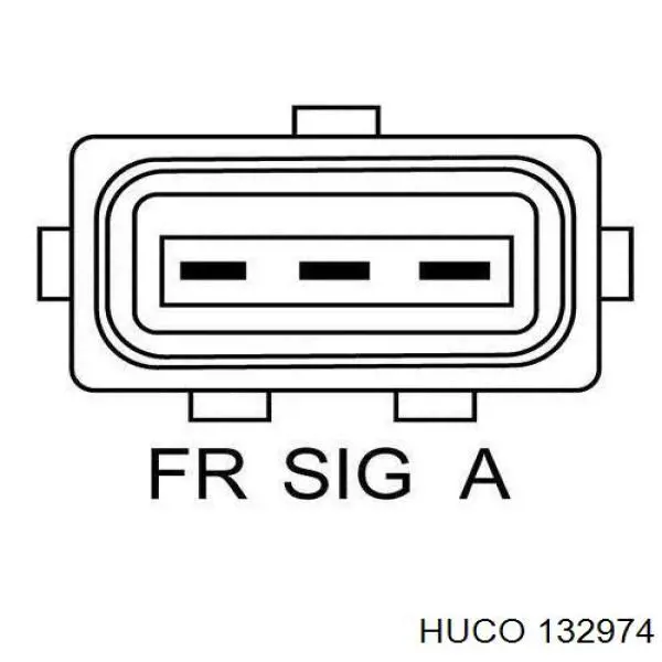 Реле регулятор генератора Huco 132974