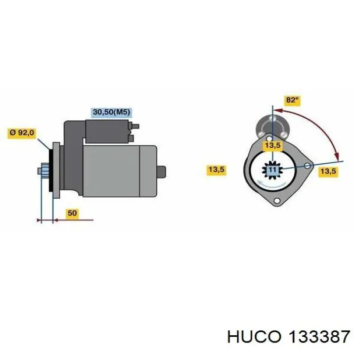 Модуль бензонасоса Huco 133387 ціна, від 44.06 USD
