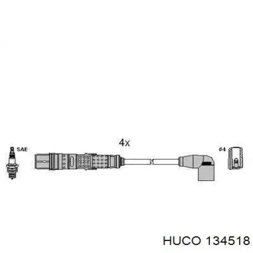 134518 Huco дріт високовольтні, комплект