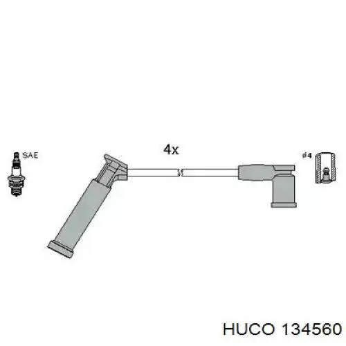 Високовольтні дроти 134560 Huco