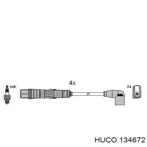 134672 Huco дріт високовольтні, комплект
