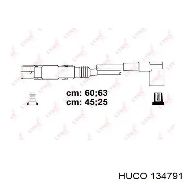 Високовольтні дроти 134791 Huco