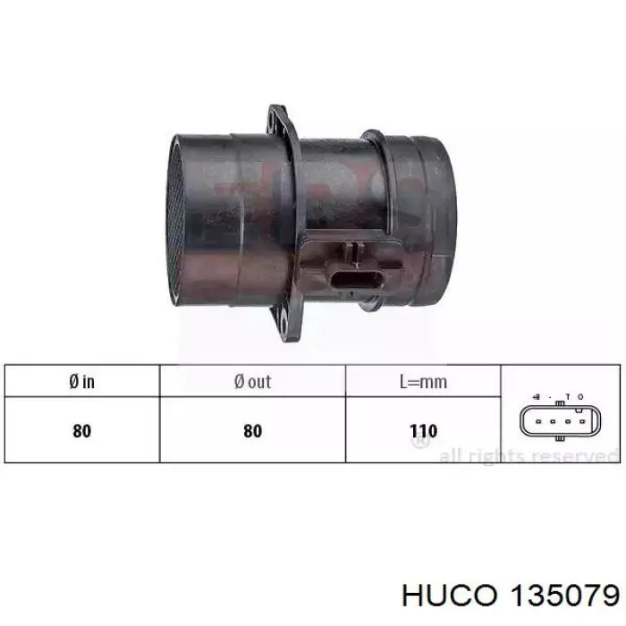 Купити 135079 Huco Повітромір
