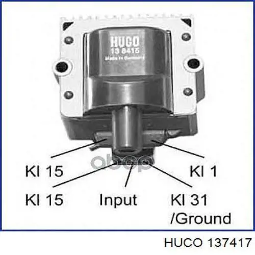 137417 Huco датчик тиску вихлопних газів