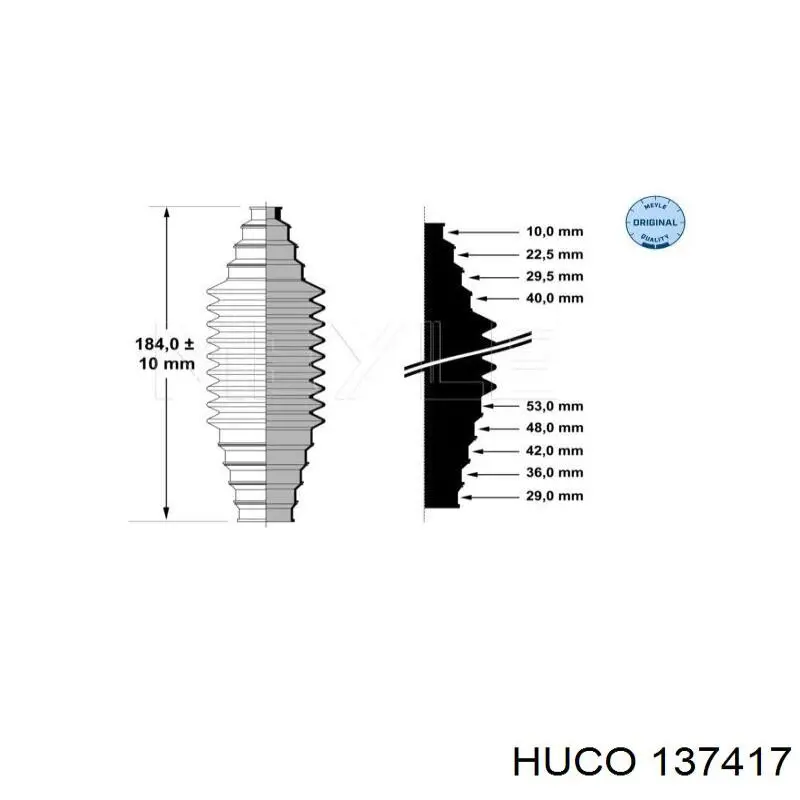 137417 Huco Датчик тиску вихлопних газів