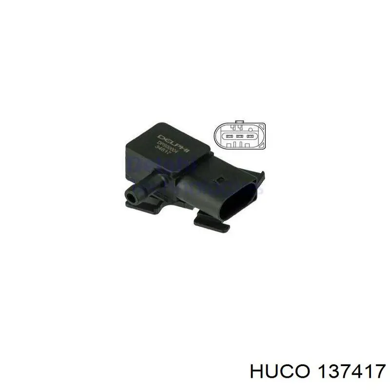 Датчик тиску вихлопних газів 137417 Huco