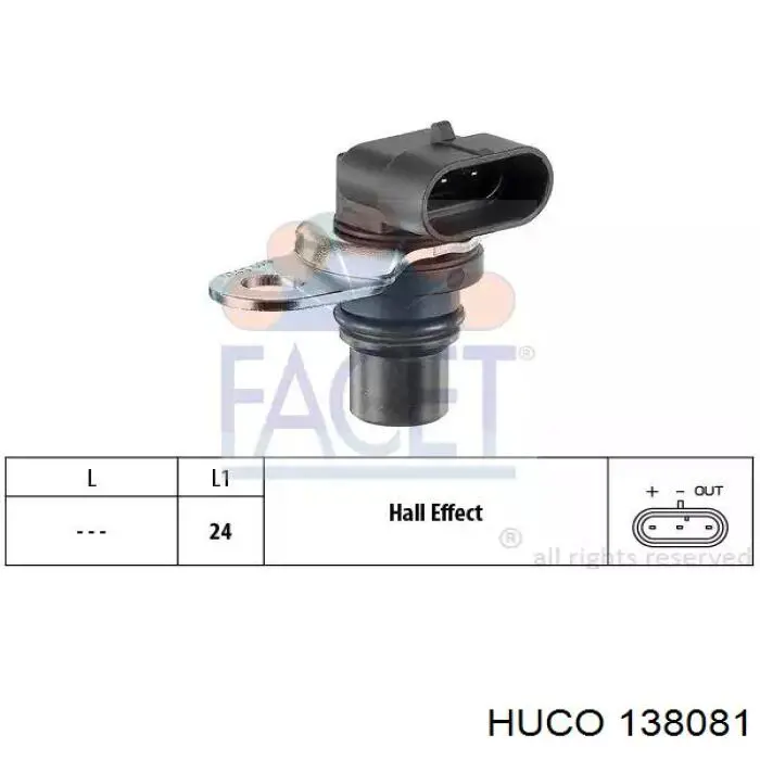 Датчик фаз Huco 138081 ціна, від 45.48 USD