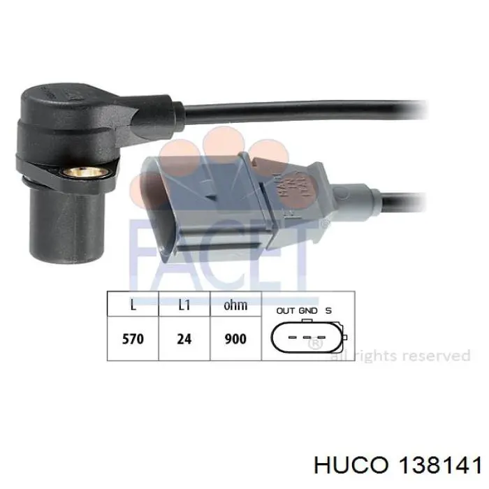 138141 Huco датчик положення розподільного