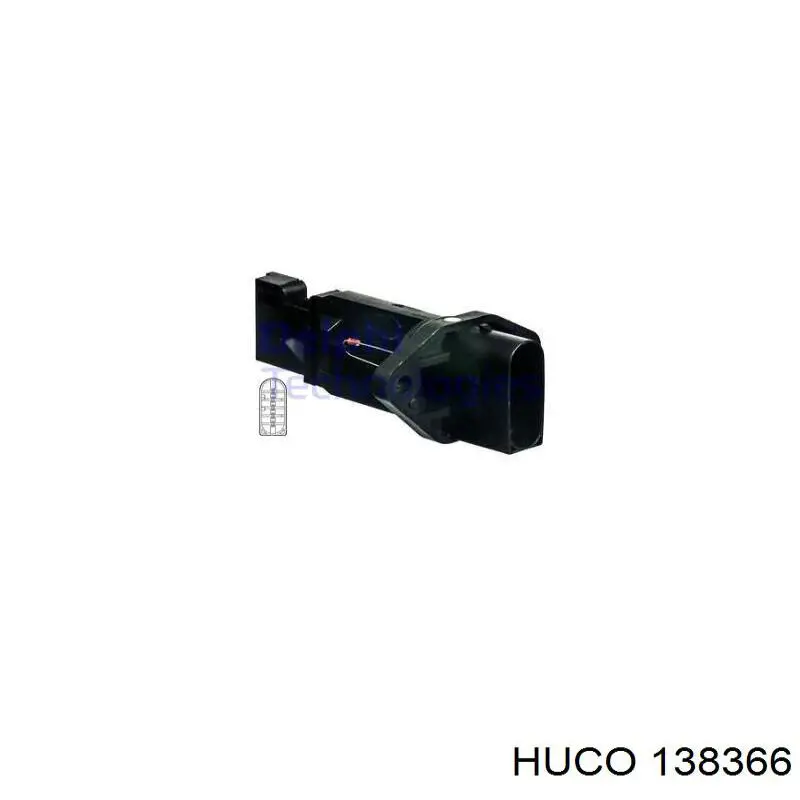 Датчик масової витрати повітря Huco 138366 ціна, від 45.49 USD