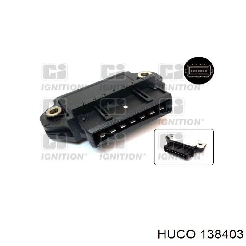 Купити 138403 Huco Комутатор