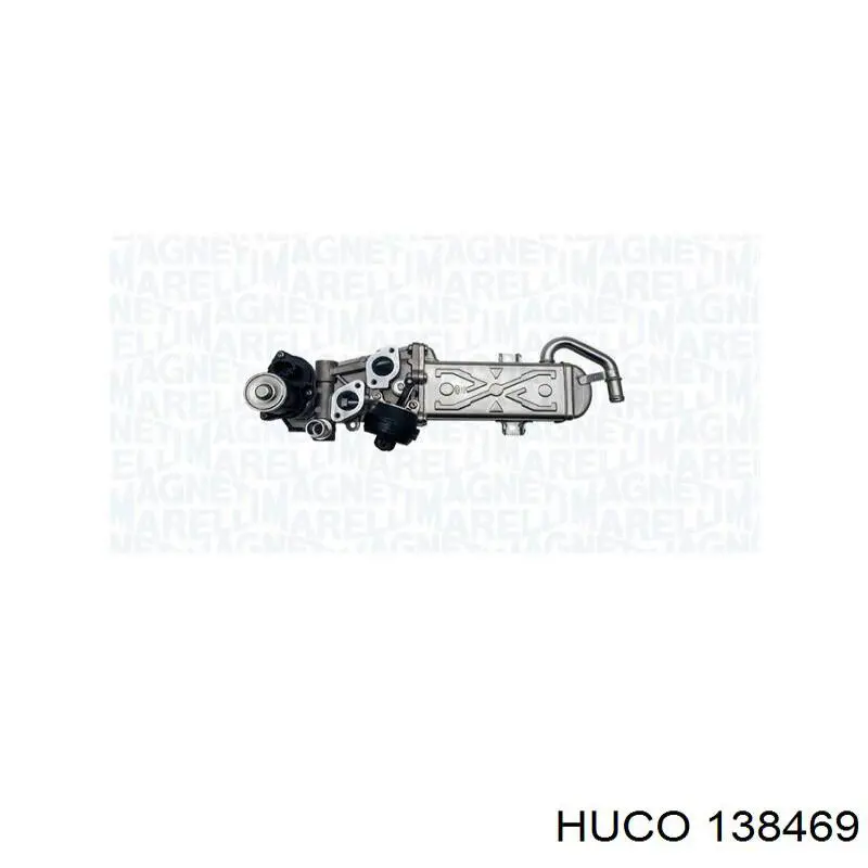 Радіатор системи EGR рециркуляції вихлопних газів 138469 Huco