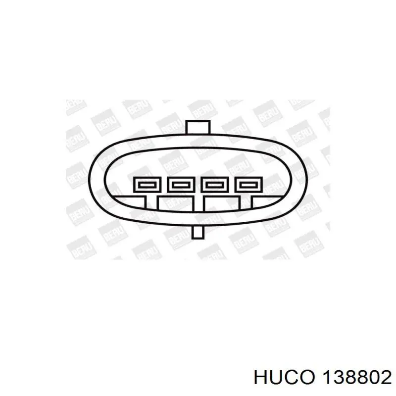 Котушка запалювання 138802 Huco