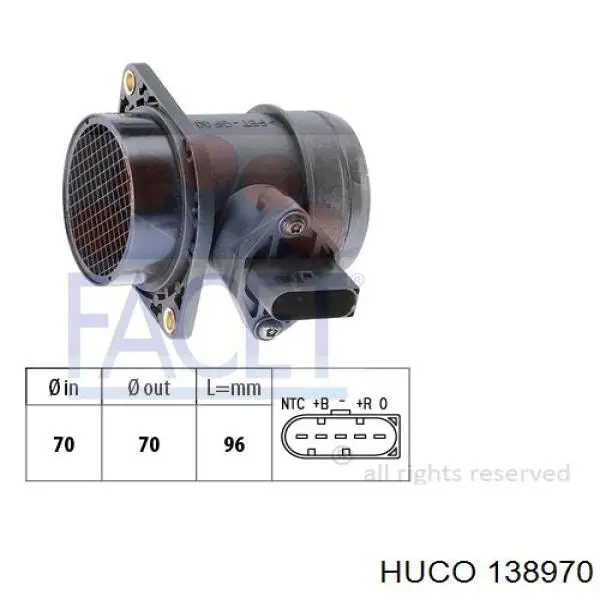 Купити 138970 Huco Повітромір