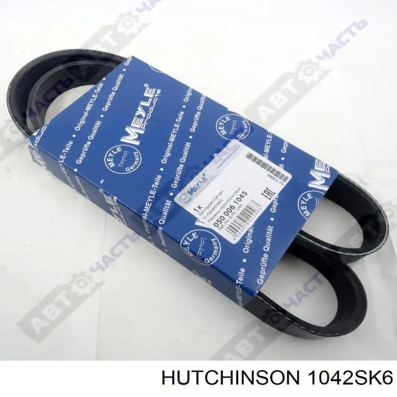 Ремінь генератора 1042SK6 Hutchinson