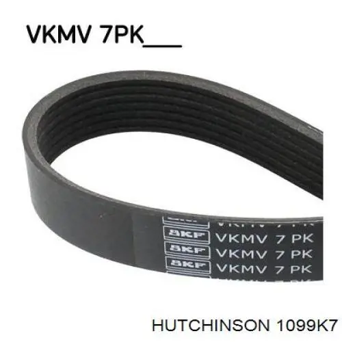 Ремінь генератора 1099K7 Hutchinson