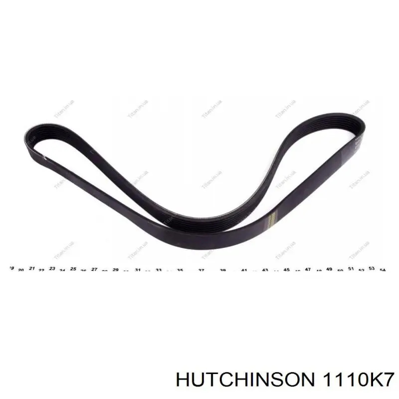 Ремінь генератора 1110K7 Hutchinson