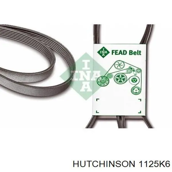 Ремінь генератора 1125K6 Hutchinson