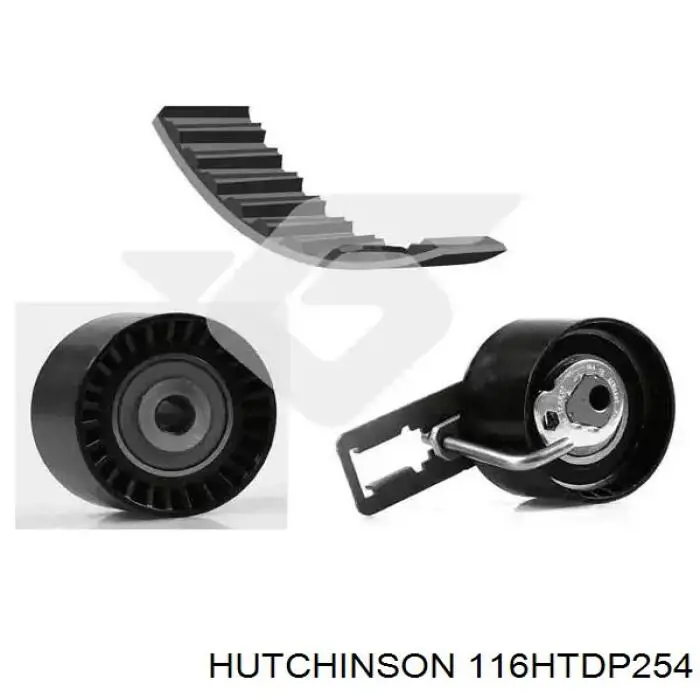 Зубчастий ремінь Hutchinson 116HTDP254 ціна, від 24.92 USD