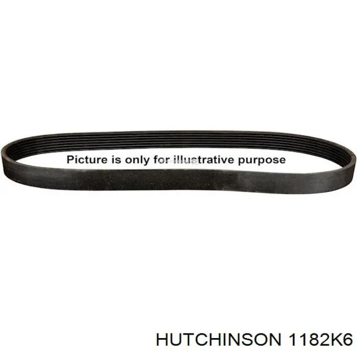 1182K6 Hutchinson Поліклиновий ремінь