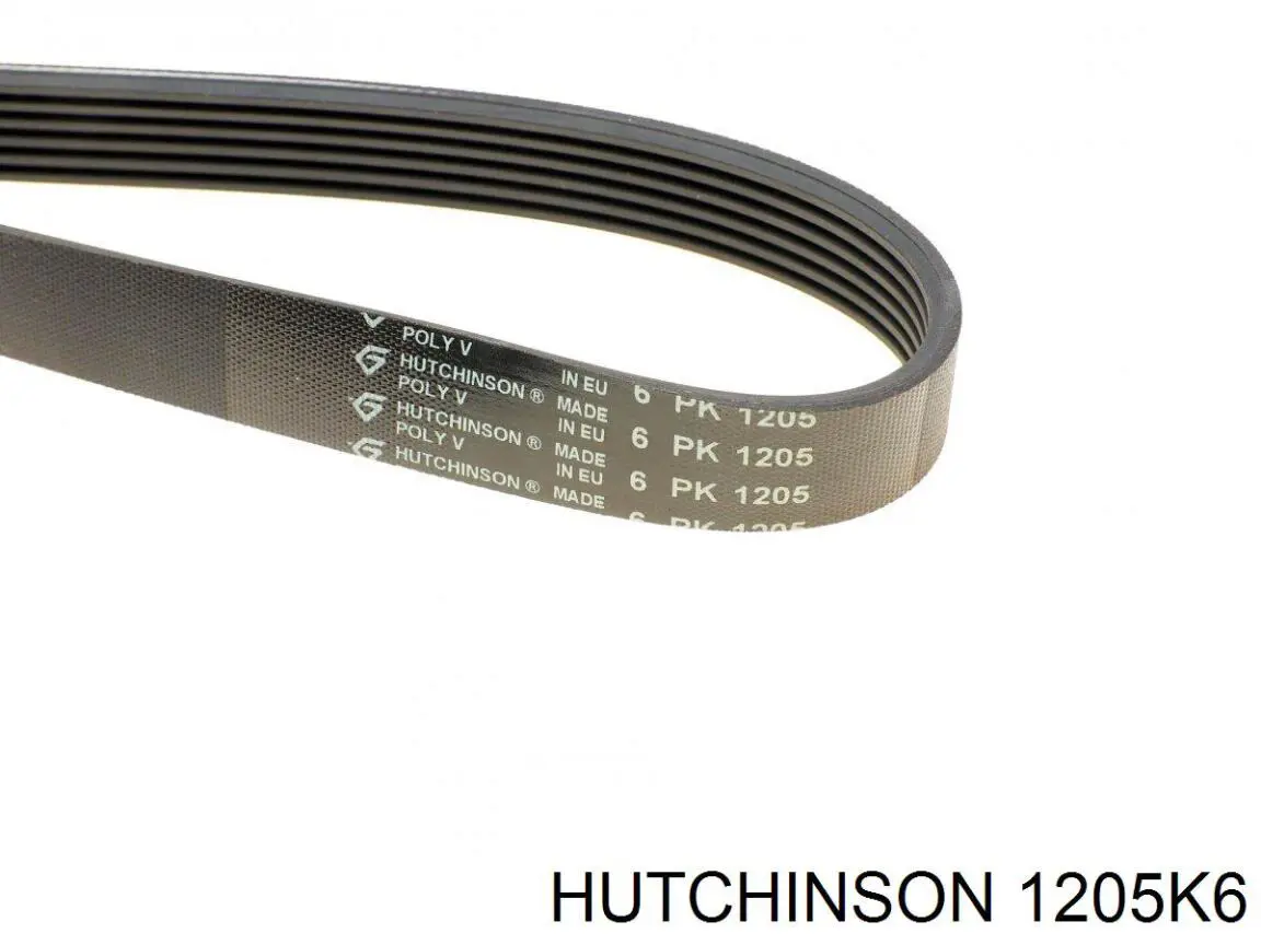 Клиновий ремінь Hutchinson 1205K6 ціна, від 9.80 USD