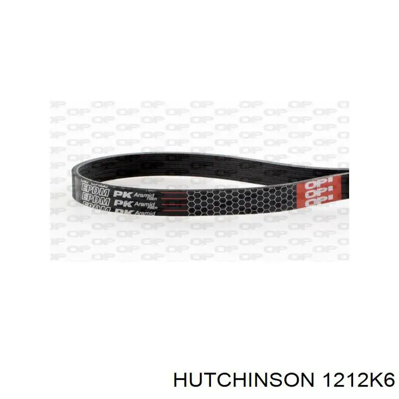 Клиновий ремінь Hutchinson 1212K6 ціна, від 9.50 USD