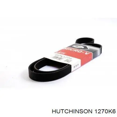 Ремінь генератора 1270K6 Hutchinson