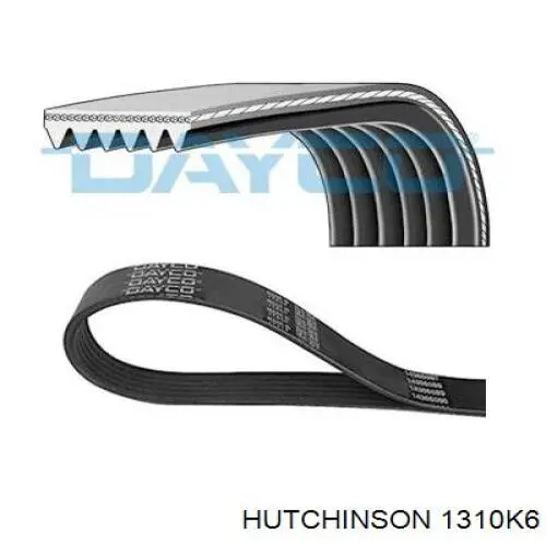 1310K6 Hutchinson Поліклиновий ремінь