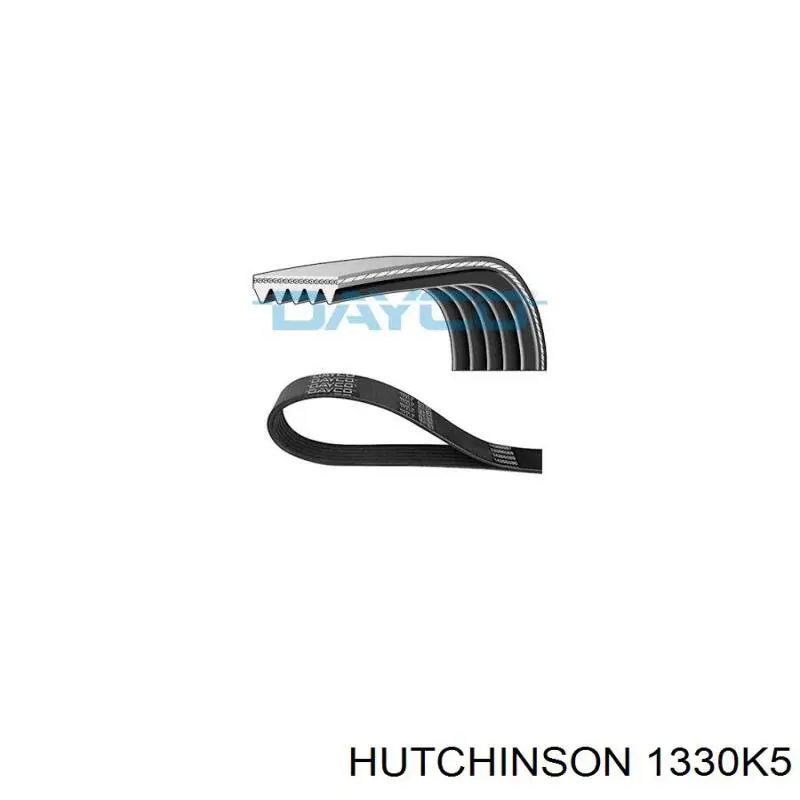 Клиновий ремінь Hutchinson 1330K5 ціна, від 9.74 USD