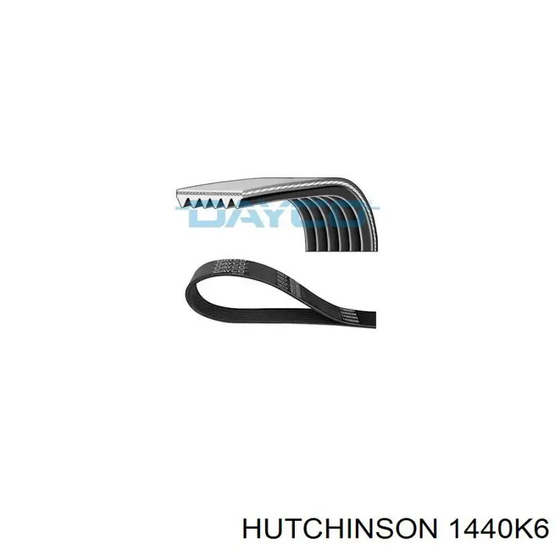 Ремінь генератора 1440K6 Hutchinson