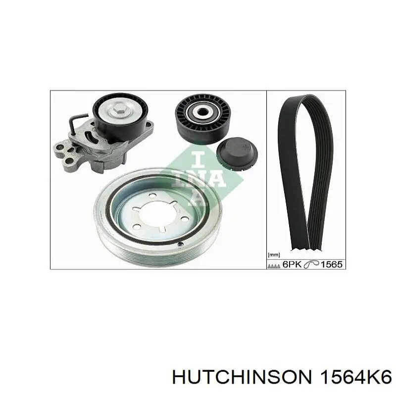 Ремінь кондиціонера Hutchinson 1564K6