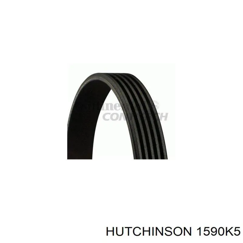 Ремінь генератора 1590K5 Hutchinson
