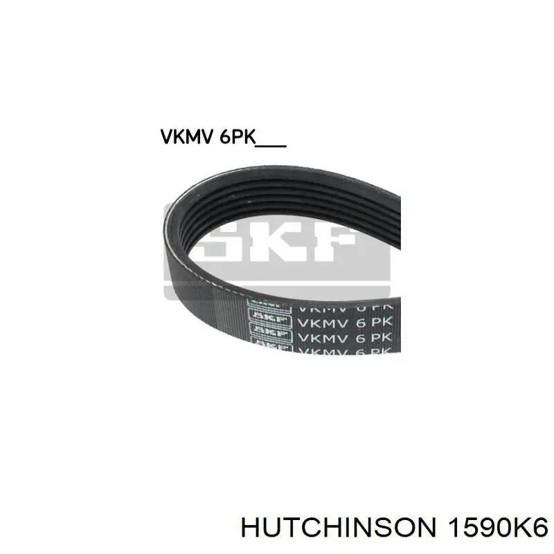 Клиновий ремінь Hutchinson 1590K6 ціна, від 13.04 USD
