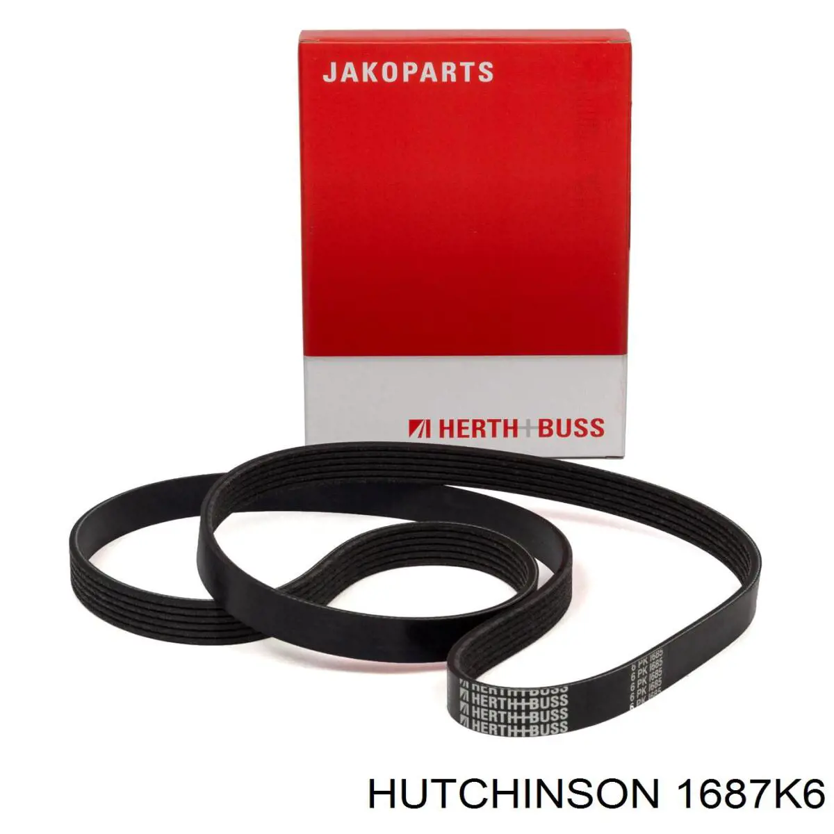 Ремінь генератора 1687K6 Hutchinson