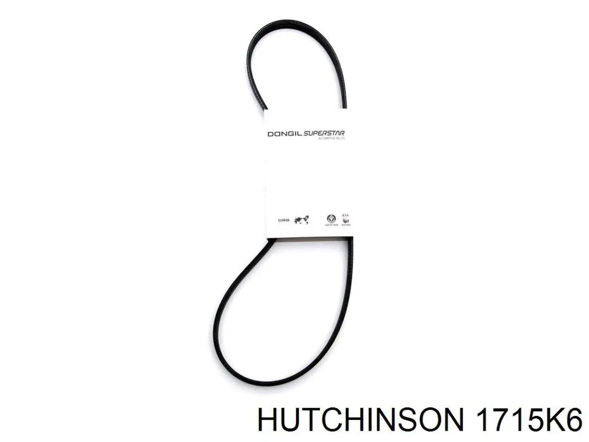 Купити 1715K6 Hutchinson Ремінь генератора