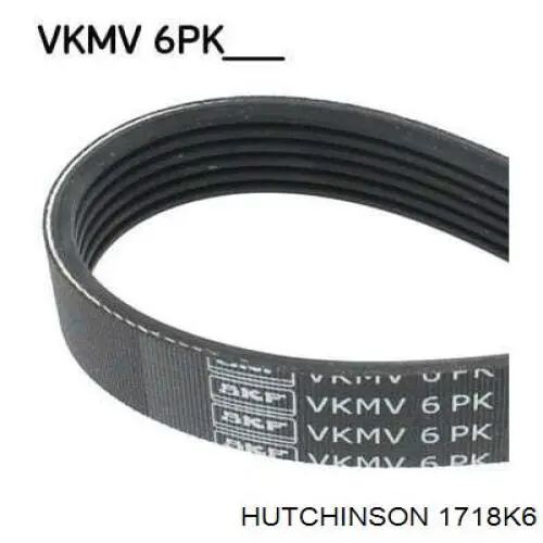 Клиновий ремінь Hutchinson 1718K6 ціна, від 12.89 USD