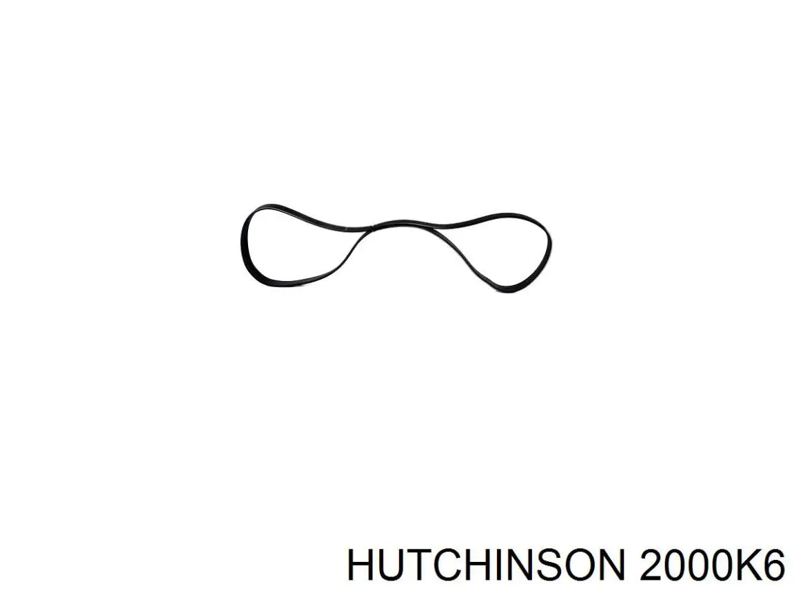 Ремінь генератора 2000K6 Hutchinson