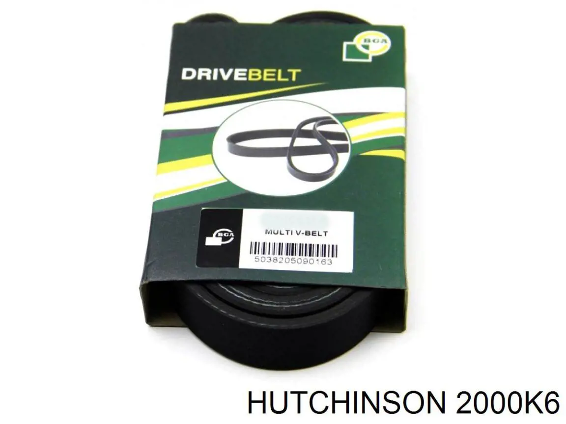Клиновий ремінь Hutchinson 2000K6 ціна, від 14.20 USD