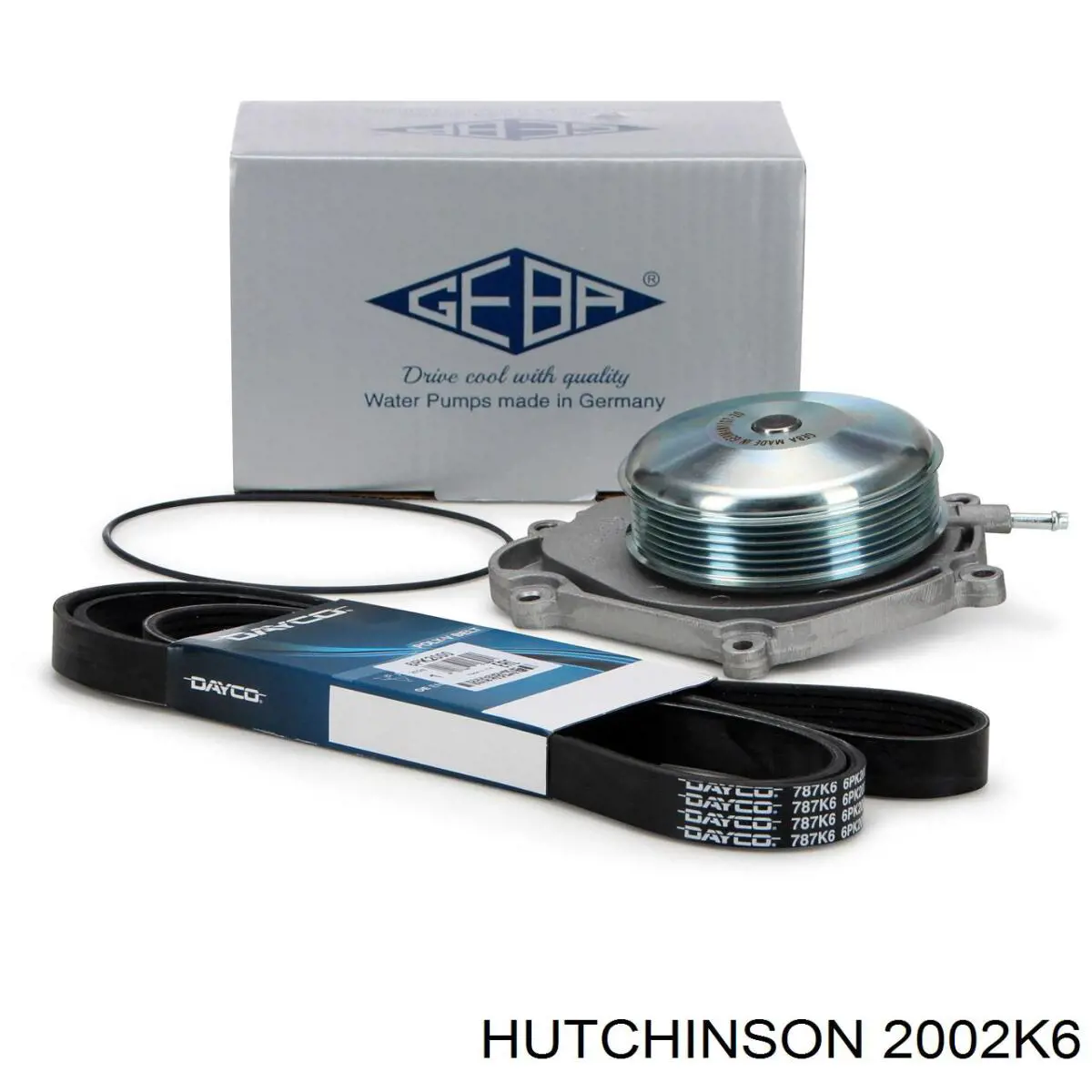 2002K6 Hutchinson Поліклиновий ремінь